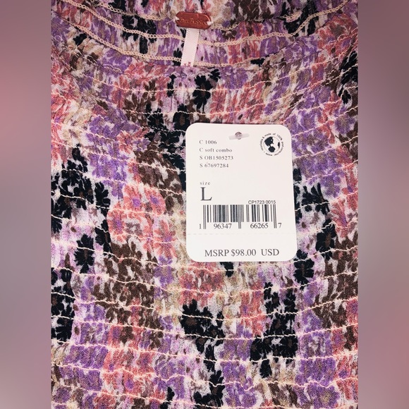 Free People blouse (L) - Picture 9 of 10